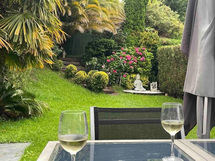 Casa Romantica En Hendaya Villa Esterno foto
